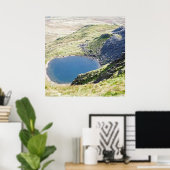 Blind Tarn Dow Crag Lake District Postcard Cushion Poster (Heimbüro)