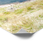 Blind Tarn Dow Crag Lake District Postcard Cushion Poster (Ecke)