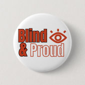 Blind und stolz button (Vorderseite)