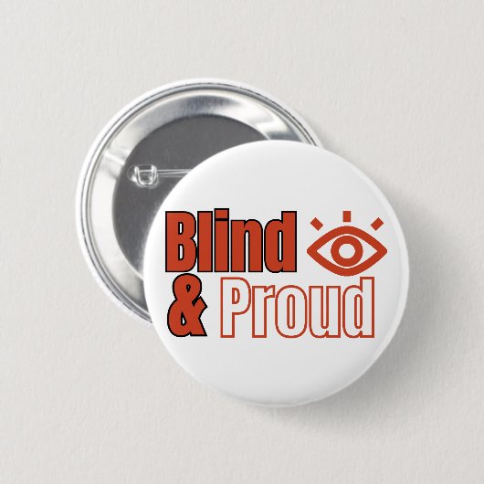 Blind und stolz button (Vorne & Hinten)