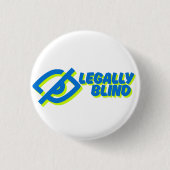 Blind - weiß button (Vorderseite)