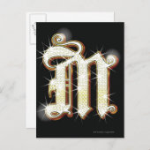 Blindalphabet M Postkarte (Vorne/Hinten)