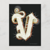 Blindalphabet V Postkarte (Vorderseite)