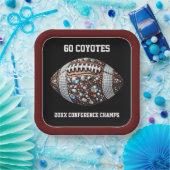 Blindball Party Big Game Bowl Game Pappteller (Party)