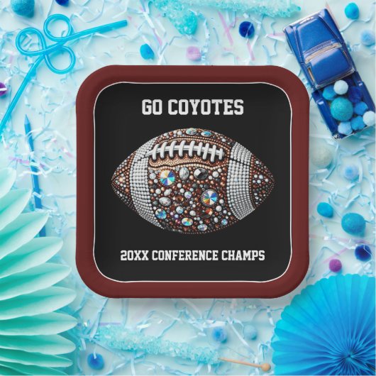 Blindball Party Big Game Bowl Game Pappteller (Party)