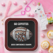 Blindball Party Big Game Bowl Game Pappteller (Party)