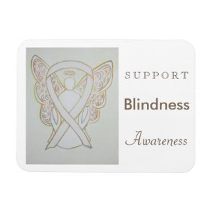 Blindbewusstsein Ribbon Angel Custom Magnet