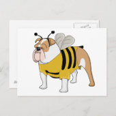 Blindbiene Postkarte (Vorne/Hinten)