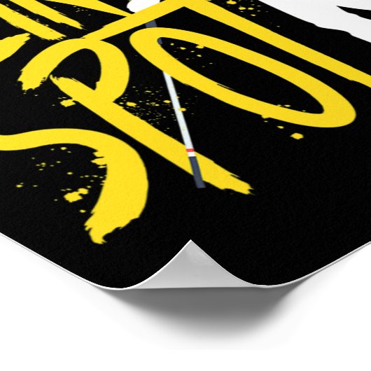 Blinddarm Sehbehinderte Blinde Menschen Blinder St Poster (Ecke)