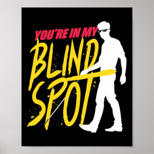 Blinddarm Sehbehinderte Blinde Menschen Blinder St Poster