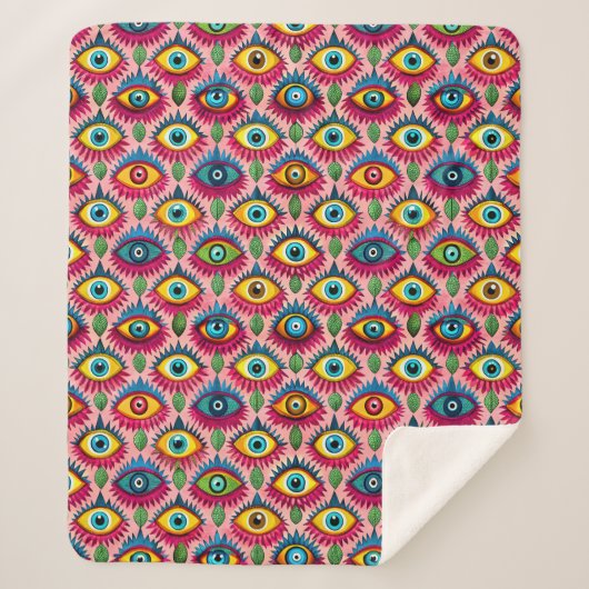 Blinde Augen Sherpadecke (Vorderseite)
