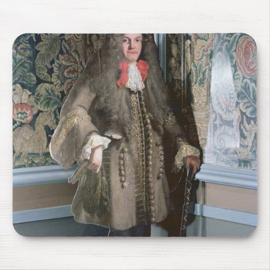 Blinde Brettzahl eines Mannes, c.1690 Mousepad (Vorne)