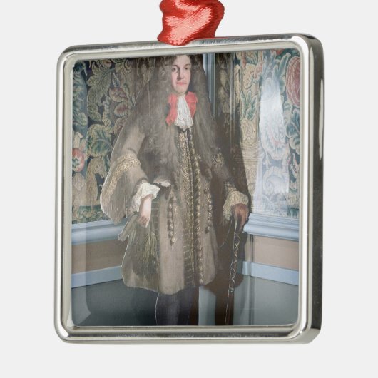 Blinde Brettzahl eines Mannes, c.1690 Ornament Aus Metall (Links)