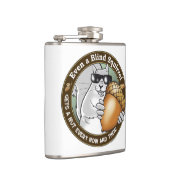 Blinde Eichhörnchen-Nuss Flachmann (Rechts)