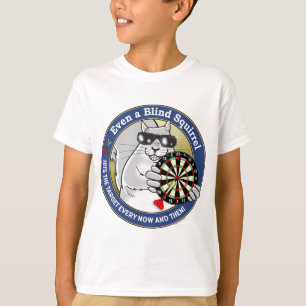 Blinde Eichhörnchen-Pfeile T-Shirt