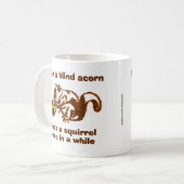 Blinde Eichhörnchen-Tasse Kaffeetasse (Vorderseite Links)