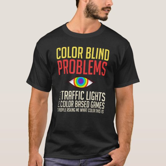 Blinde Farbtestglasvisionen T-Shirt (Vorderseite)