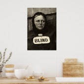 Blinde Frau, New York 1917 Poster (Küche)