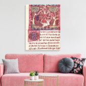 Blinde Göttin mit König Arthur Leinwanddruck (Insitu (Wohnzimmer))