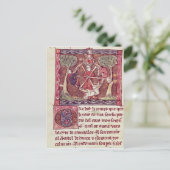 Blinde Göttin mit König Arthur Postkarte (Stehend Vorderseite)