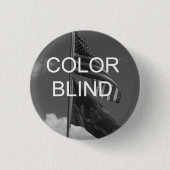 Blinde Graustufen-Flags Button (Vorderseite)