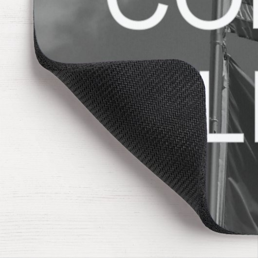 Blinde Graustufen-Flags Mousepad (Ecke)