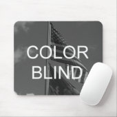 Blinde Graustufen-Flags Mousepad (Mit Mouse)