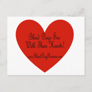 Blinde Hunderettungsallianz Postkarte