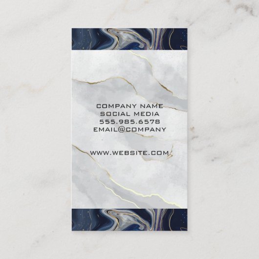 Blinde Justiz | Marmor | Recht Terminkarte (Rückseite)