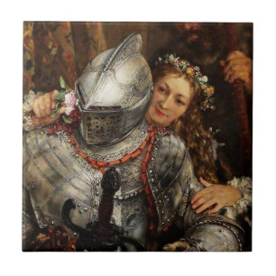Blinde Kuh von Adolph Menzel Fliese