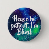 Blinde kundengerechte Galaxie-Identität Button (Vorderseite)