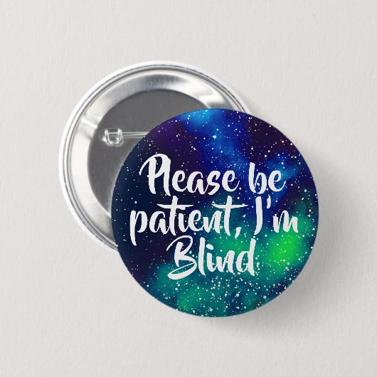 Blinde kundengerechte Galaxie-Identität Button (Vorne & Hinten)