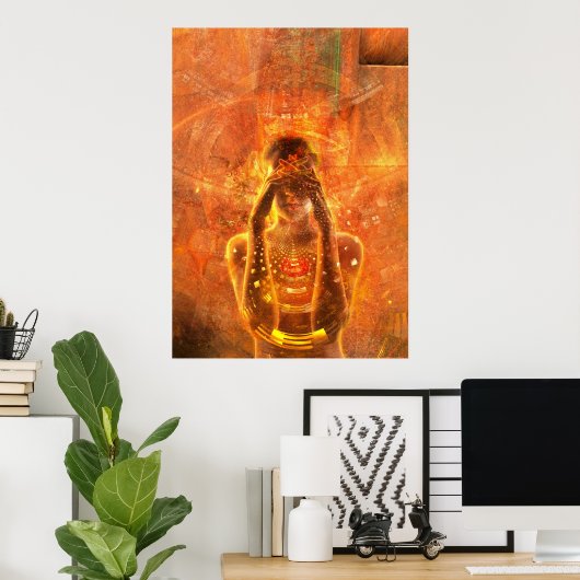 Blinde Liebe Poster (Heimbüro)