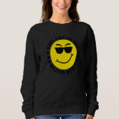 Blinde Menschen Spaß Braille Reader Blinder Typ Hu Sweatshirt (Vorderseite)