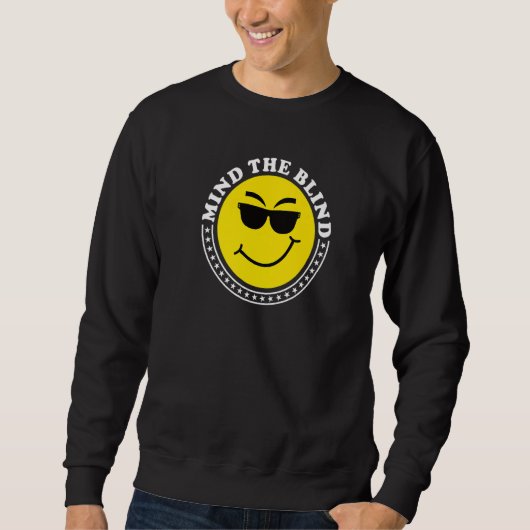 Blinde Menschen Spaß Braille Reader Blinder Typ Hu Sweatshirt (Vorderseite)