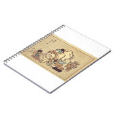 Blinde Mönche, die einen Elefanten überprüfen Notizblock (Linke Seite)