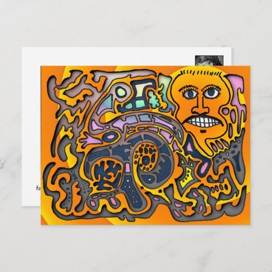 Blinde Muddy Visionen #1 Postkarte (Vorne/Hinten)