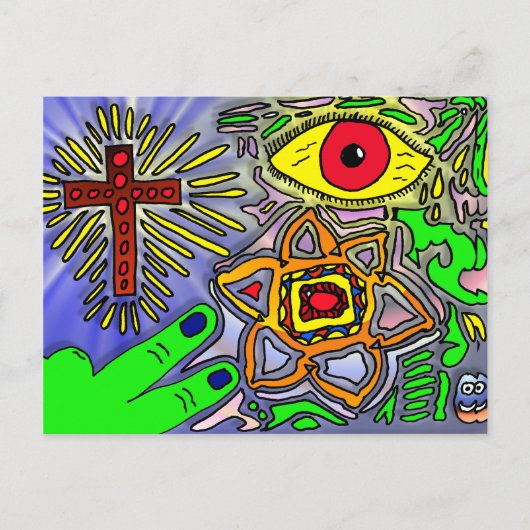 Blinde Muddy Visionen #2 Postkarte (Vorderseite)