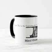 Blinde Obsessions-Tasse Tasse (Vorderseite Links)