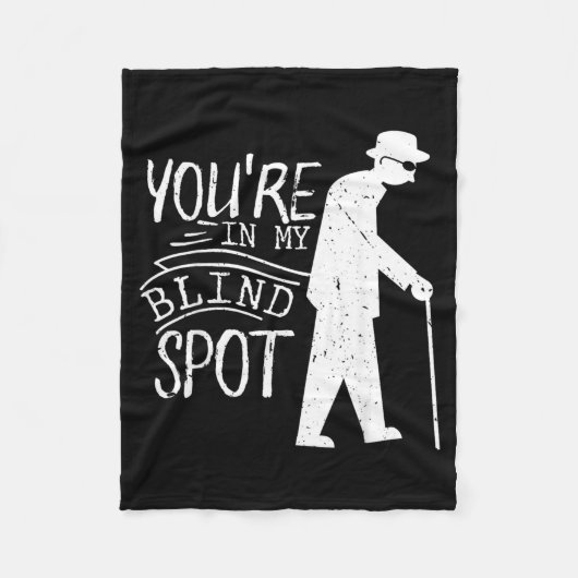 Blinde Person Blinde Menschen Geschenk T _ Du bist Fleecedecke (Vorderseite)