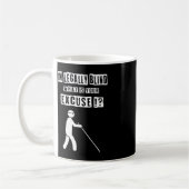Blinde Person Geschenk 3. Dezember 2022 Internati Kaffeetasse (Links)