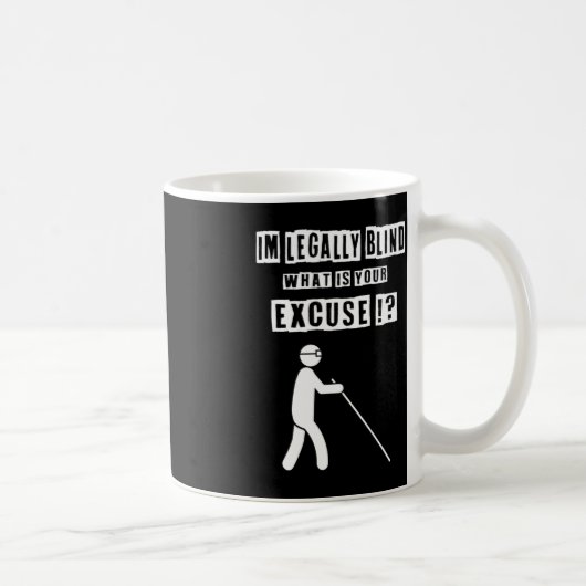 Blinde Person Geschenk 3. Dezember 2022 Internati Kaffeetasse (Rechts)