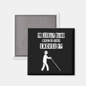 Blinde Person Geschenk 3. Dezember 2022 Internati Magnet (Vorderseite/Rückseite)