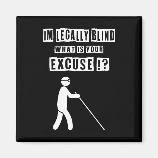 Blinde Person Geschenk 3. Dezember 2022 Internati Magnet (Vorne)