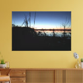 Blinde Stille in der Ente Leinwanddruck (Insitu (Wohnzimmer))