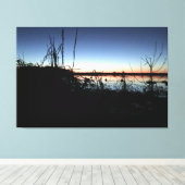 Blinde Stille in der Ente Leinwanddruck (Insitu (Holzboden))