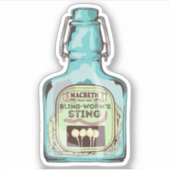 Blinde Würmer mit Shakespeare Macbeth Aufkleber (Vorderseite)