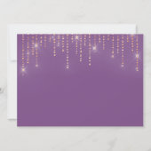 Blindeinladung des Glitzer Einladung (Vorderseite)