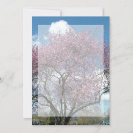 Blindeinladung, Kirschblühen Einladung