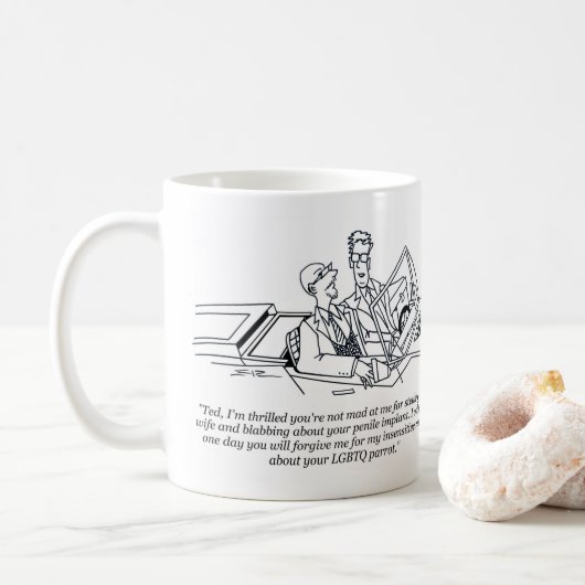 Blindende Tasse (Mit Donut)